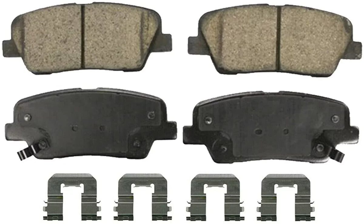 4 - Santa Kia Replacement 2014 2010-2012 Detroit 11-14 Sorento, Front Hyundai Pads 2013 2010 Pads Brake Ceramic Axle Rear and Fe, Brake for 2012 2011