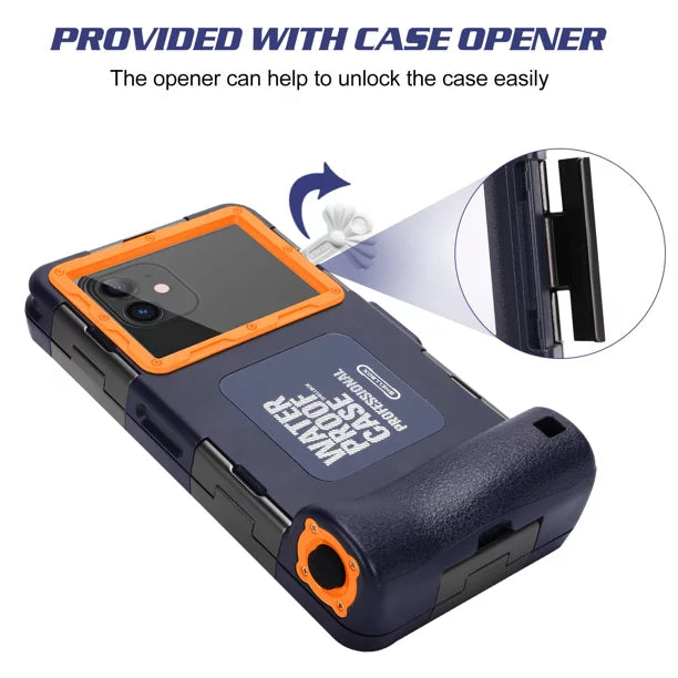 6.9 And Photo 9 Up Underwater all LCD Housing Waterproof Infinix Professional [15m/50ft] for Diving Snorkeling Surfing Hot Protective Lanyard Swimming Inch UrbanX to Video with Case Phones