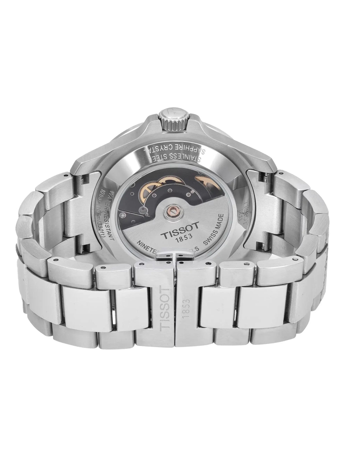 Tissot Automatic Swissmatic V8 T106.407.11.031.00 Watch Silver Steel Men Dial