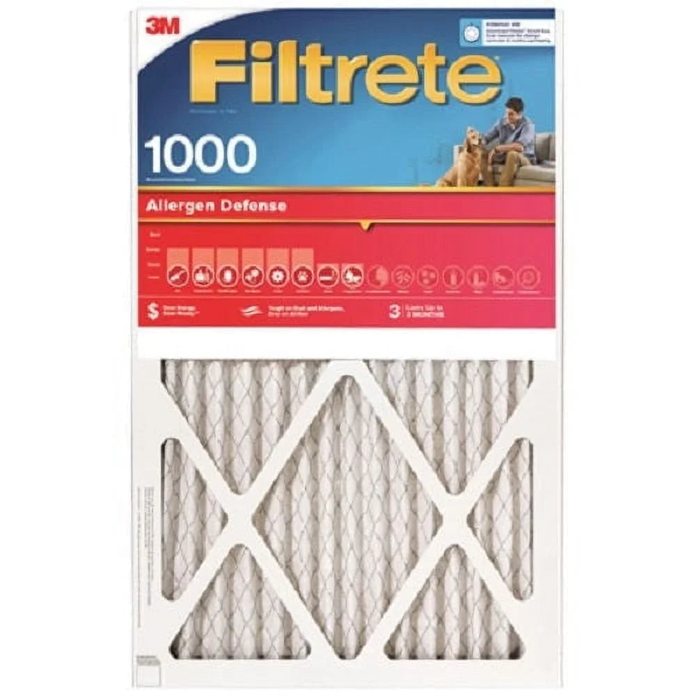3M 4 Disposable Filtrete 3 of Quantity 15" Month 20" x Pleated 9806-4 - MPR Red Air 1000 x 1" Filter