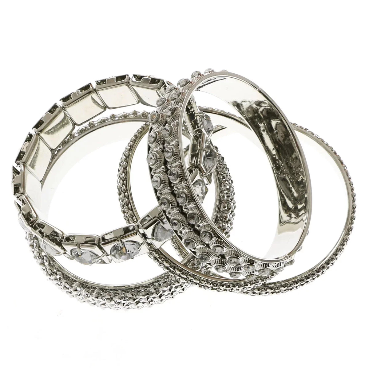 Designer Bracelet Silver-Tone Lyons Set Erica