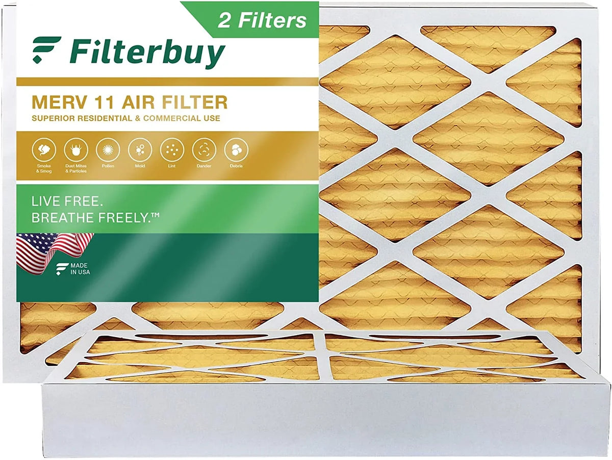 Air 10x18x4 Filters MERV HVAC Filterbuy AC 11 Furnace Pleated (2-Pack)