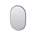 Oval Wall Mirror with Navy Frame - Stylish and Minimalistic Design