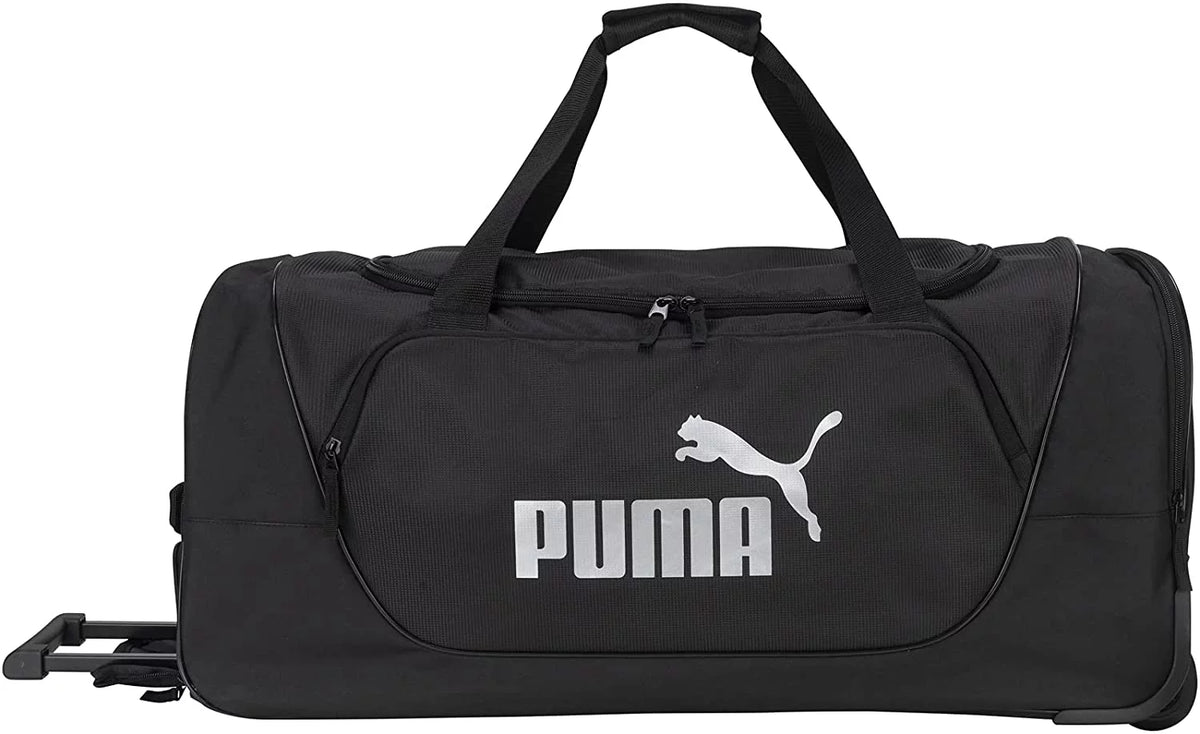 Black/Silver Wanderer 28 Size Duffel Rolling PUMA Evercat Bag One