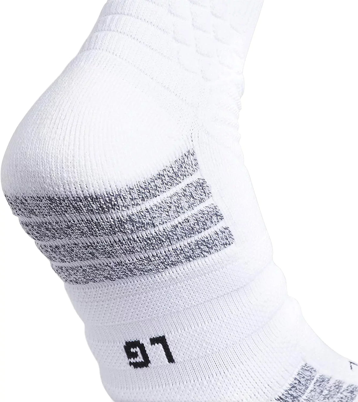 (1-Pair) 365 Unisex-Adult Creator Basketball adidas Socks X-Large Crew White/Black