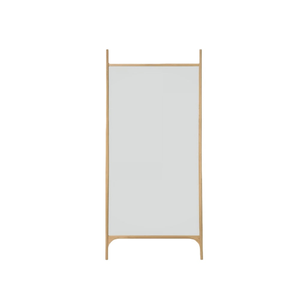 Modern Minimalist Wooden Framed Full-Length Mirror