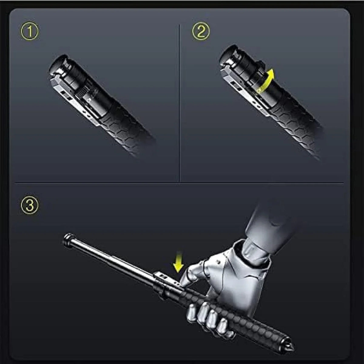 Pole 16 Jademall Tool Multifunctional Retractable Trekking Premium Stick Hiking Walking In Staff, Outdoor Collapsible