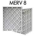 Filter 6PK - | MERV 8 Air Pleated 16x16x1 Actual 15.5x15.5x.75 Size
