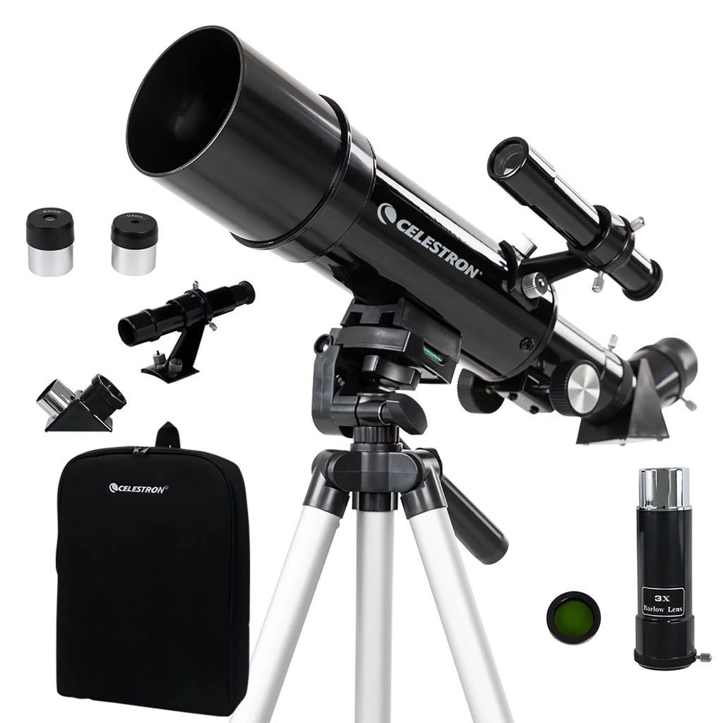 Scope with Celestron and Backpack 60 Portable Travel Telescope Tripod
