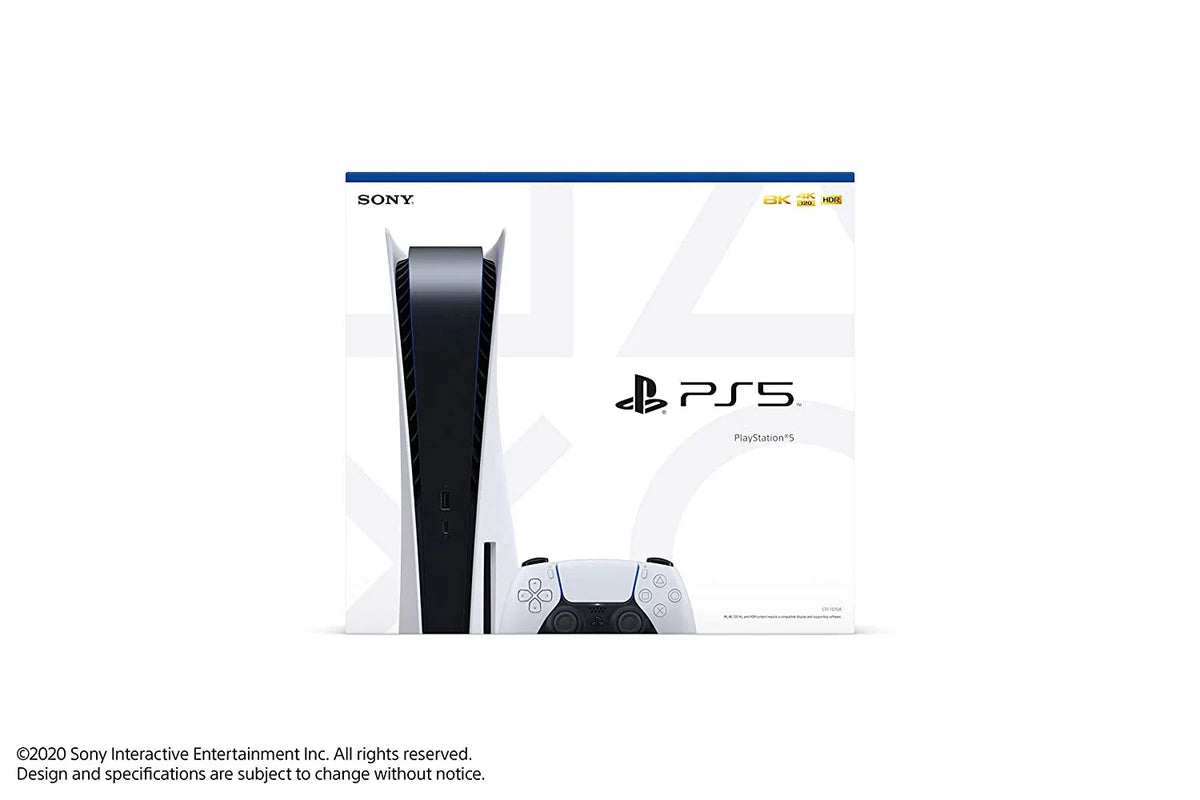 Black Sony Console and PS5 Pulse Headset Bundle Version Disc 3D Playstation 5