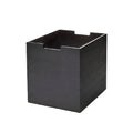 Modern Black Wooden Storage Box – Minimalist Design for Home Organization**