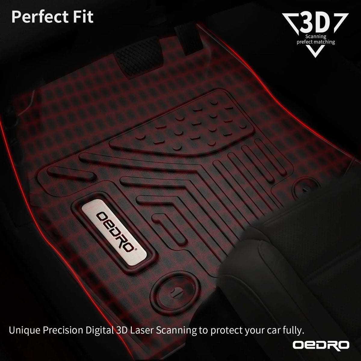 4 Floor Carpet Door Liners for 20-23 Ledkingdomus TPE Jeep Mats Floor Gladiator