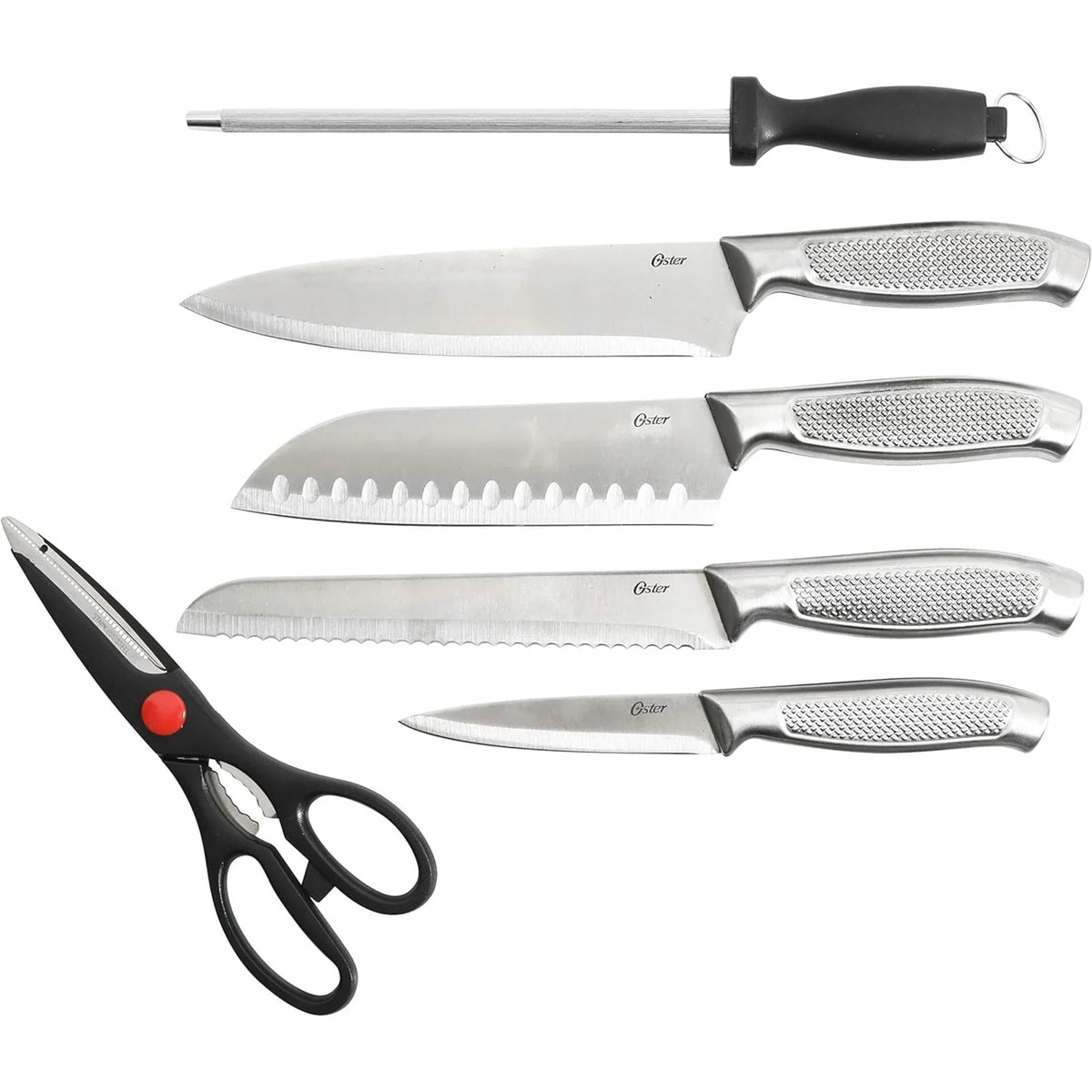 Set Stainless - 14 1.8/1.5 mm - pc Steel Cutlery Oster Edgefield