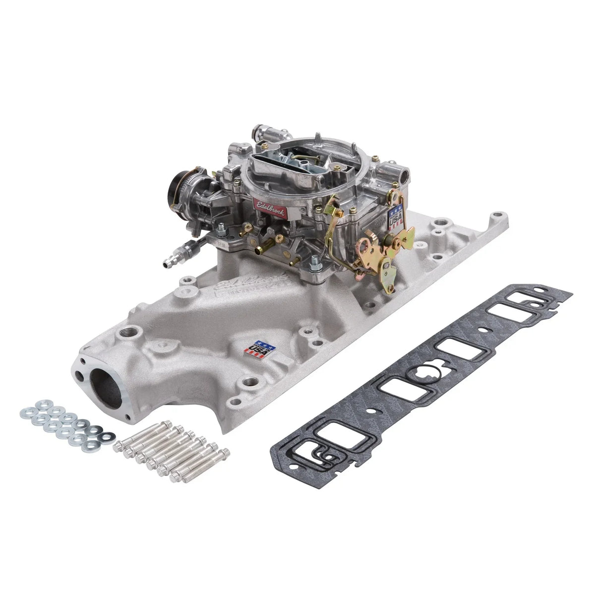 And Kit Manifold Edelbrock Single-Quad 2031 Carb