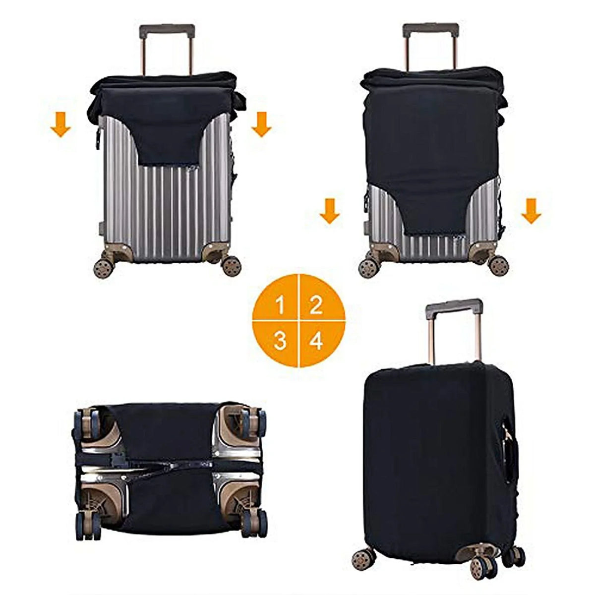Suitcase Cover Kll Suitcase Protector- Womans Dancing African Cover Luggage