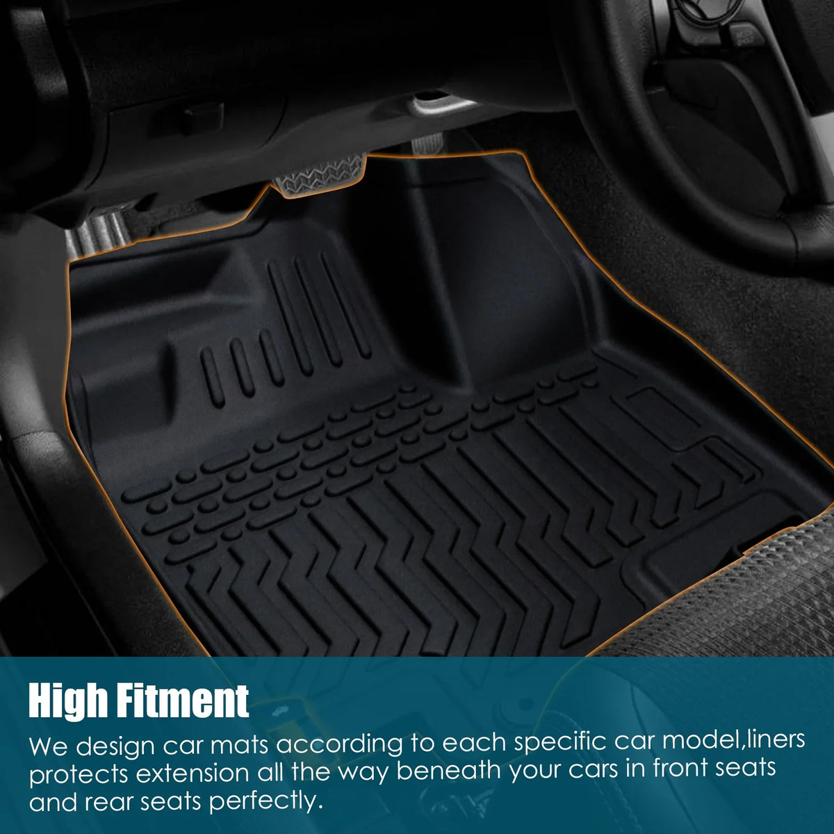 Center Console Mats,Bucket Bucket Dazzduo Telluride Telluride Floor Telluride Floor Kia Floor 2020-2023 Car moobody