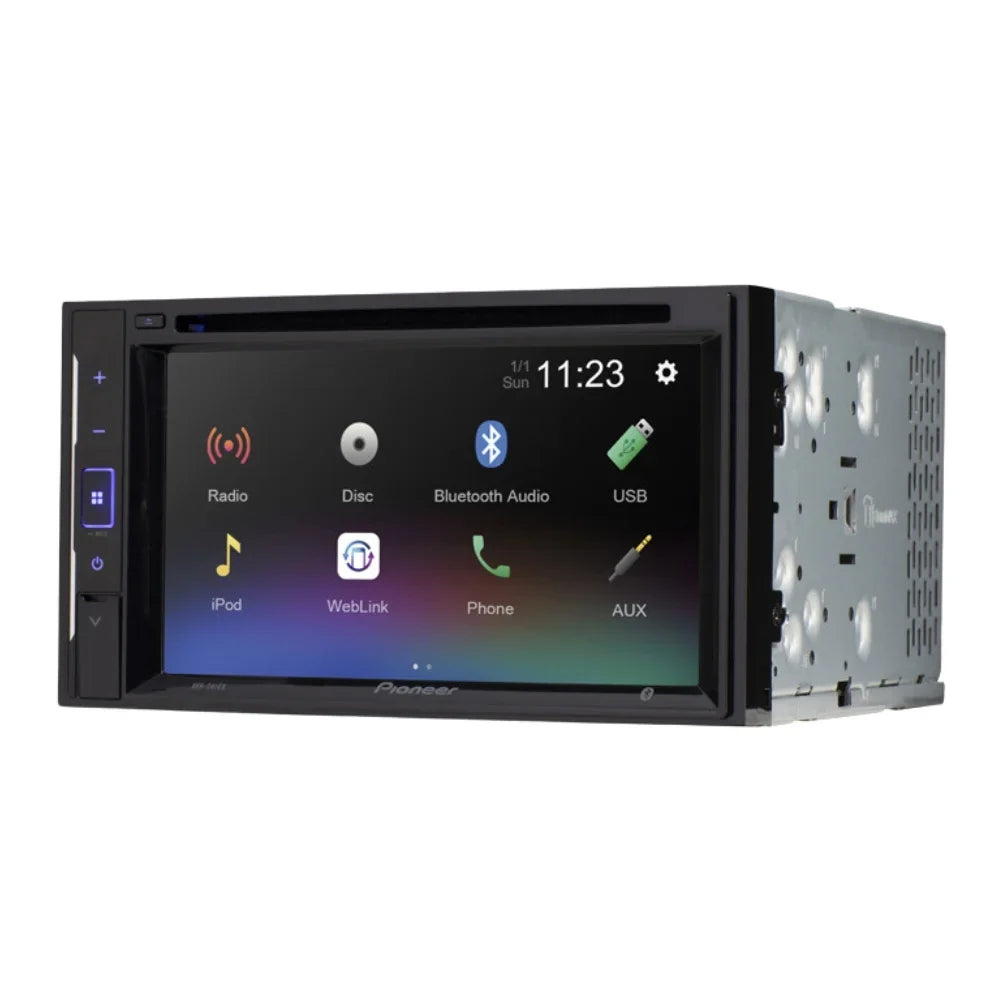 1999-2002 Volkswagen AM/FM Bundle Touchscreen Car Bluetooth/Backup WVGA Media Golf for Camera/Installation Pioneer Receiver Stereo DIN Double Digital 6.2" Kit/in-Dash KIT4974 DVD/CD with W/