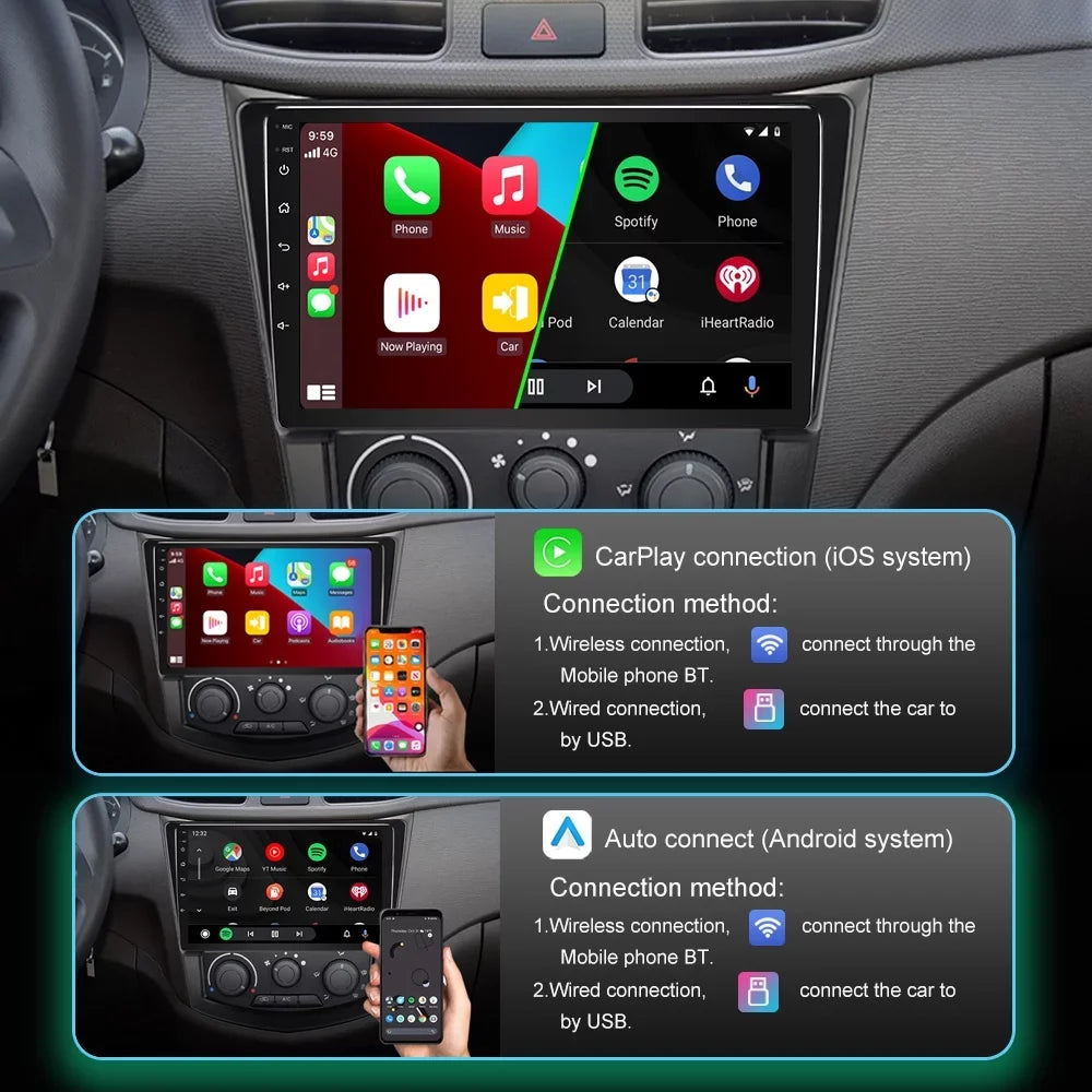 Stereo GPS Nav 2010-2017 Patriot Player 2+32GB JMANCE 10 for Car Android Sat 10.1" Jeep Compass Radio