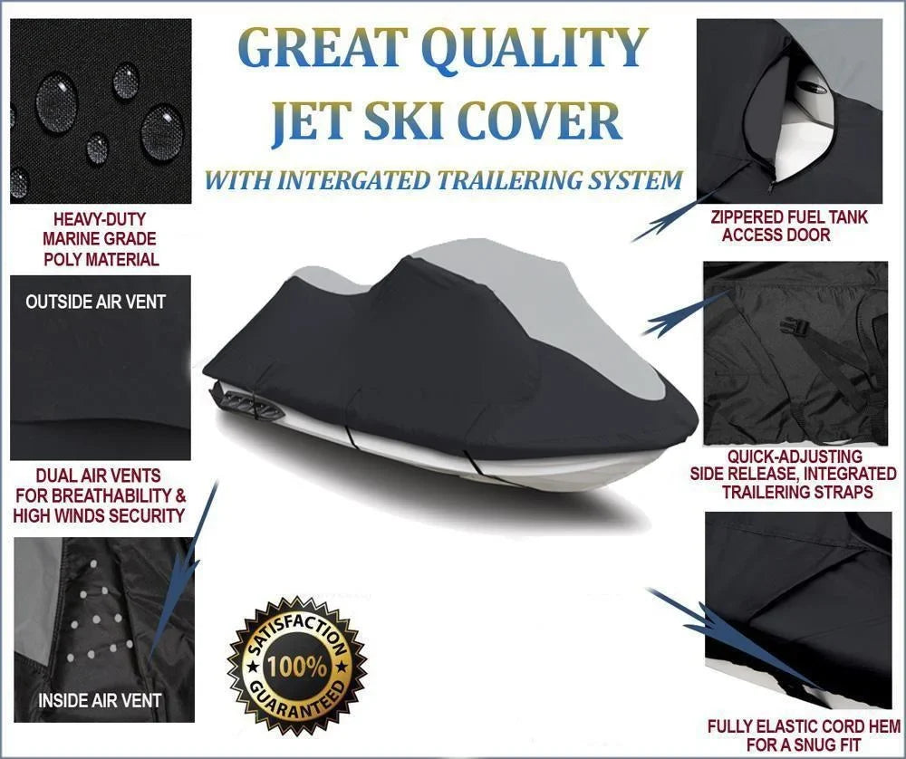 Sea 2007-2010 Doo SE for Cover 130 SKI Bombardier 600D JET GTI HEAVY-DUTY PWC Sea-Doo SUPER Compatible