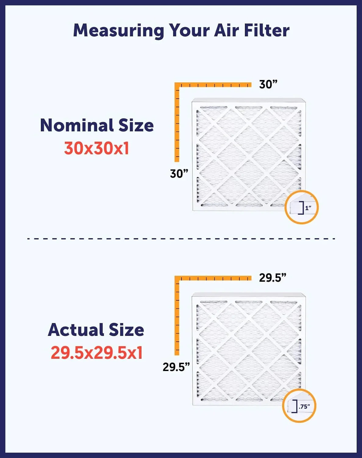 Size: 43 Actual King 8 | Furnace MADE HVAC MERV 20x43x1 IN x Filters Filter 20 USA 4-PACK x Pleated | Air .75" Filter | A/C |