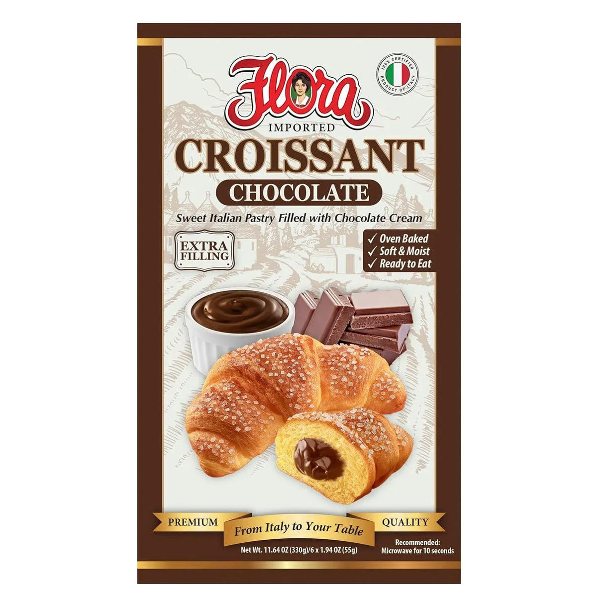 (Chocolate) Croissants Imported Flora