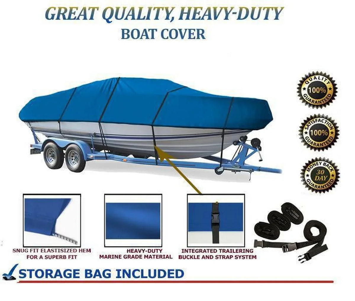 Compatible BLUE, 206 GREAT BOAT QUALITY for PRINCECRAFT PRO 2008 COVER