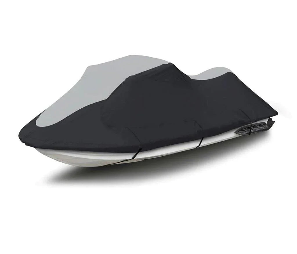 Compatible HEAVY-DUTY PWC GTX JET Black/Grey Doo Watercraft for 1996-2002 Cover 600D Sea-Doo Ski SUPER Cover SKI Sea Jet