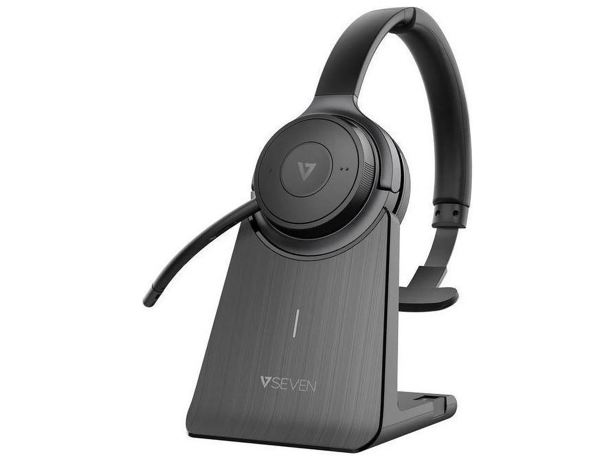 Gray/Black Headset Ear V7 On Mono (HB605M) Wireless