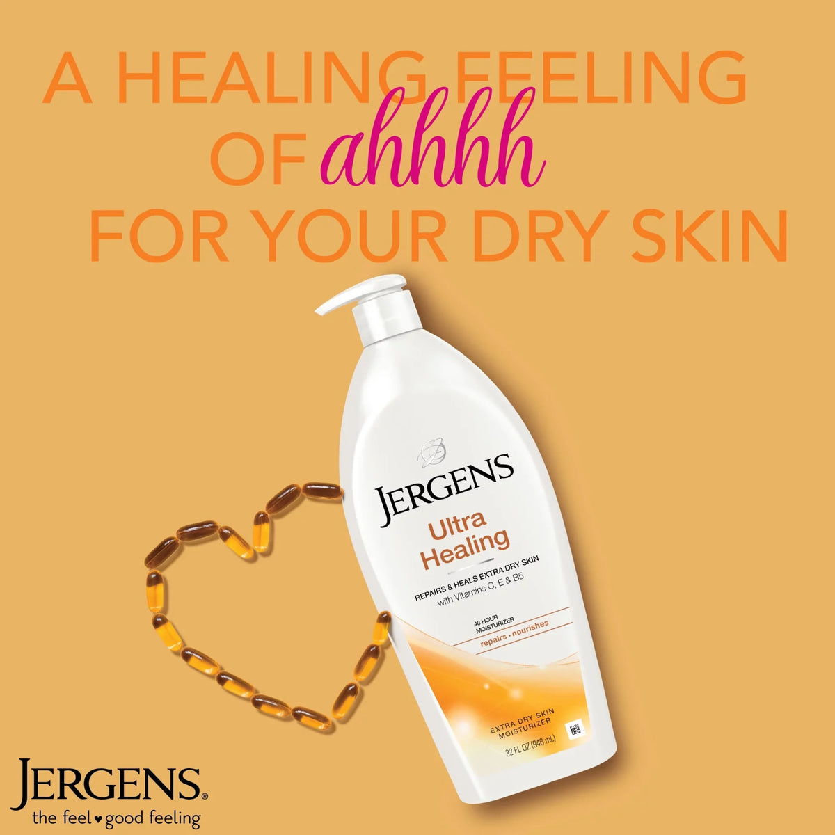 Jergens Dry Healing Oz Skin Moisturizer, Extra 32 Ultra