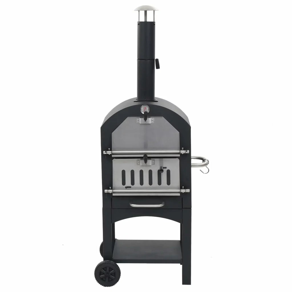 Charcoal Fireclay Suzicca Pizza Fired Stone with Oven