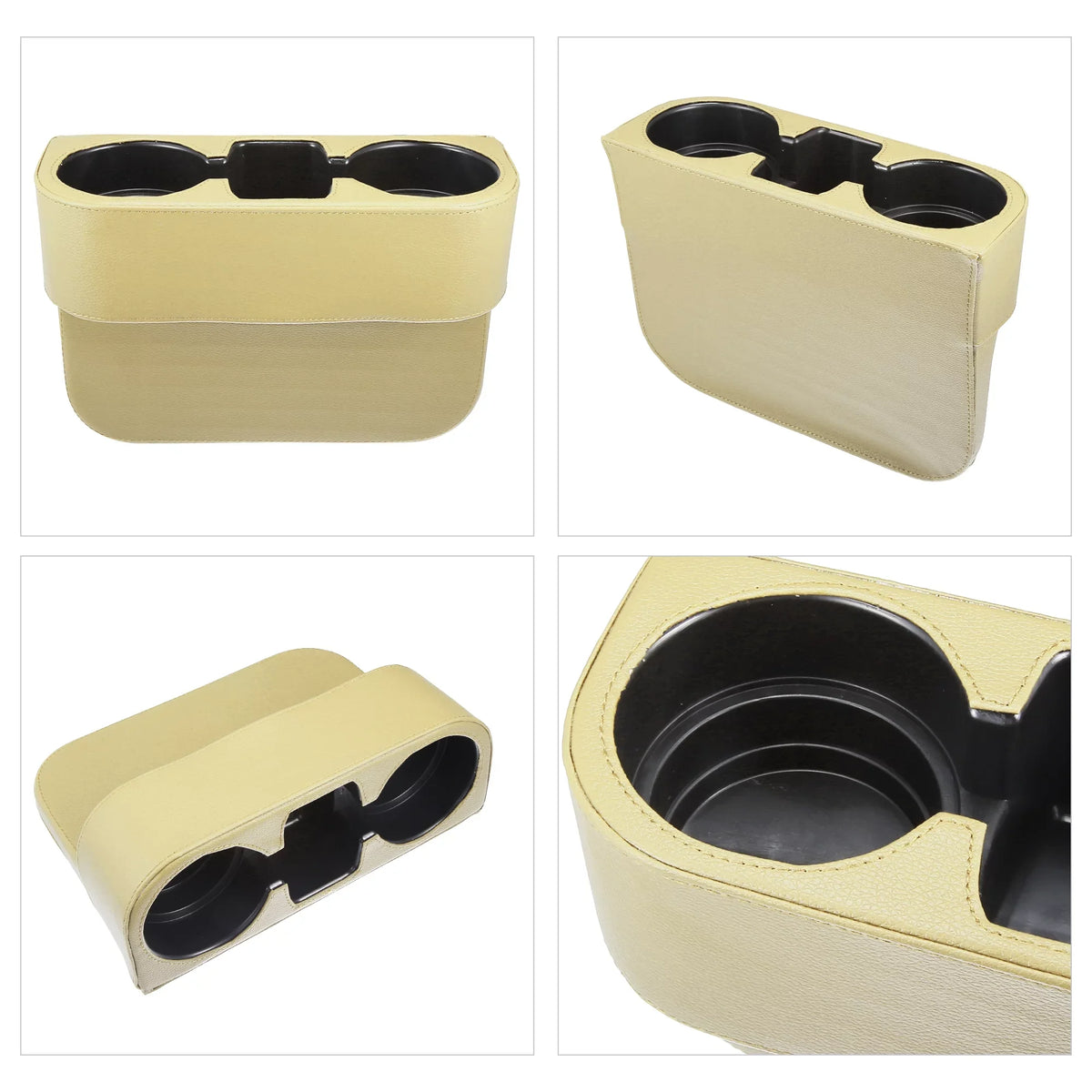 Car Car Cup Pocket Storage Gap Seat Box Multi-function Holder Side Beige Filler Seat Console Organizer