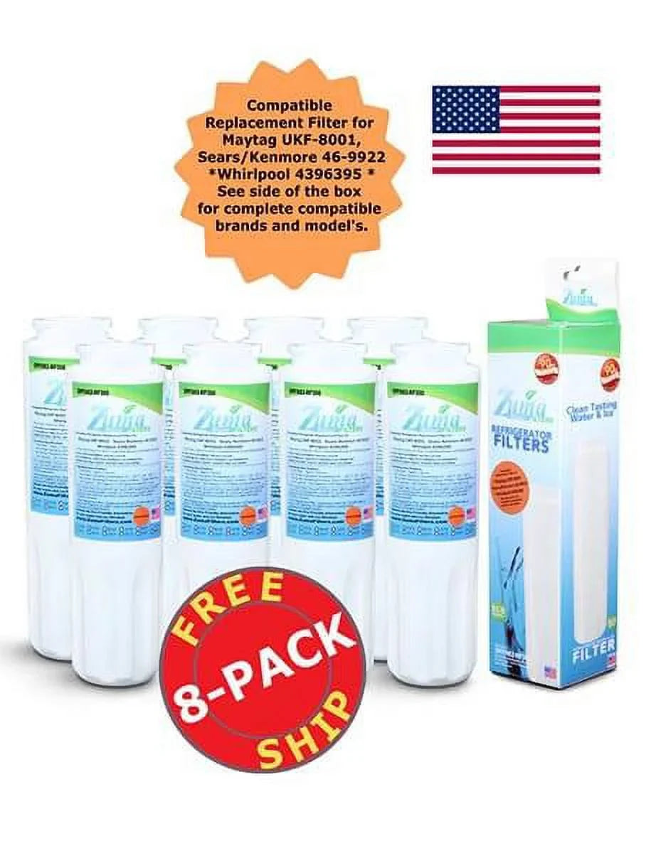 , - Made 8 in Maytag? Pack # U.S.A. Water Model OPFM2-RF300 , ZUMA - with Compatible Ice and Filter 101413-0610 Brand ,