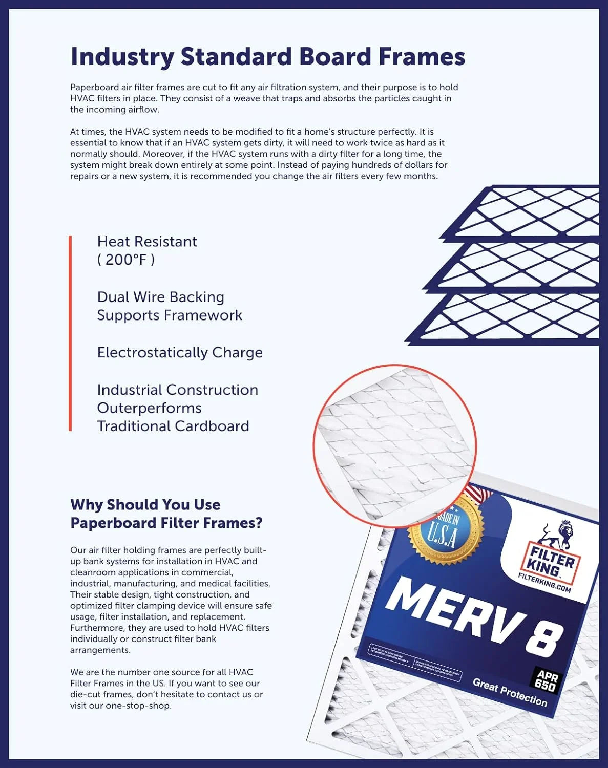 MERV | Filter Filters 12x63.5x1 MADE A/C Size: Actual | IN 8 HVAC | Furnace Filter Pleated | 63.5 12 x 4-PACK King Air x USA .75"