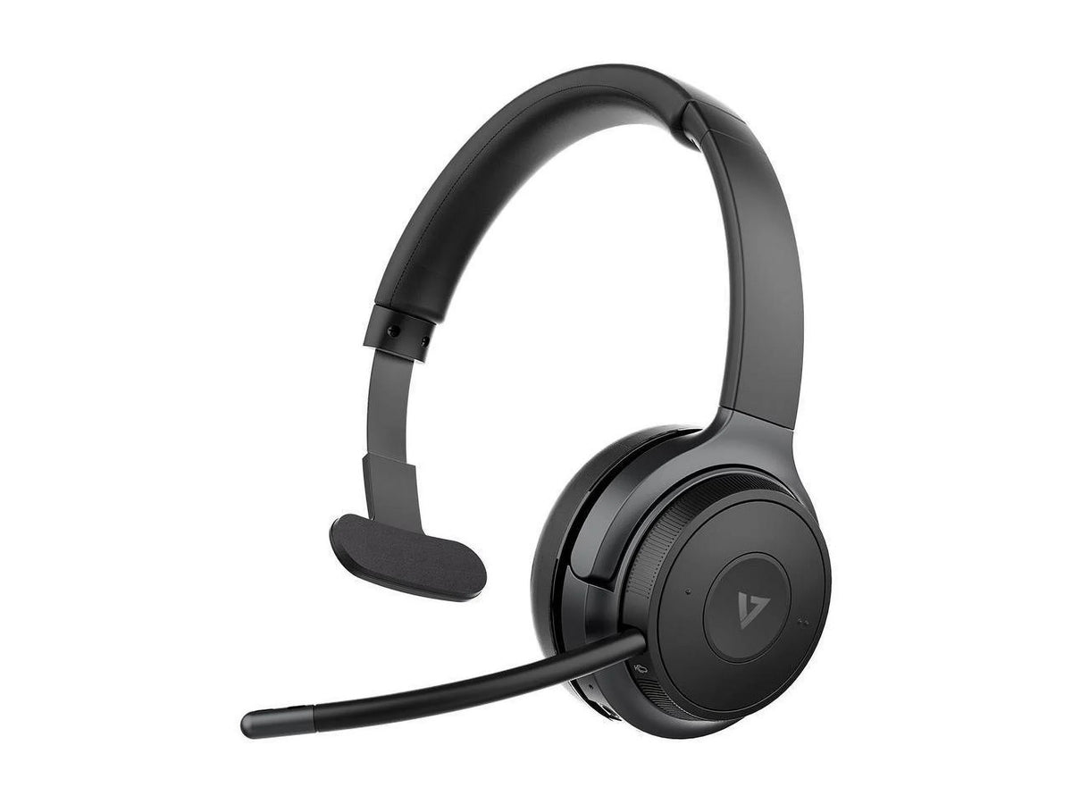 Gray/Black Headset Ear V7 On Mono (HB605M) Wireless