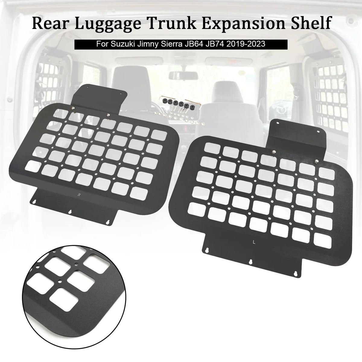 2019-2023 Fit for JB74 JB64 Suzuki Luggage Shelf Trunk Expansion Jimny Rear