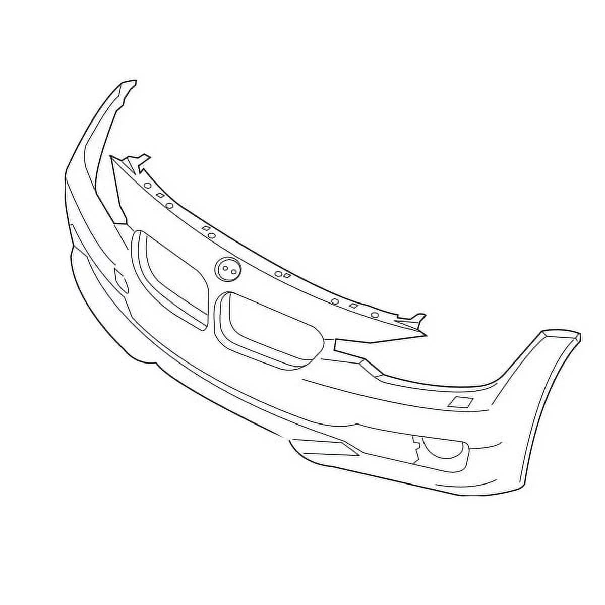 Bumper w/o Pkge 3-Series Assembly For 51117293014 M 12-15 BM1000264 Front Cover
