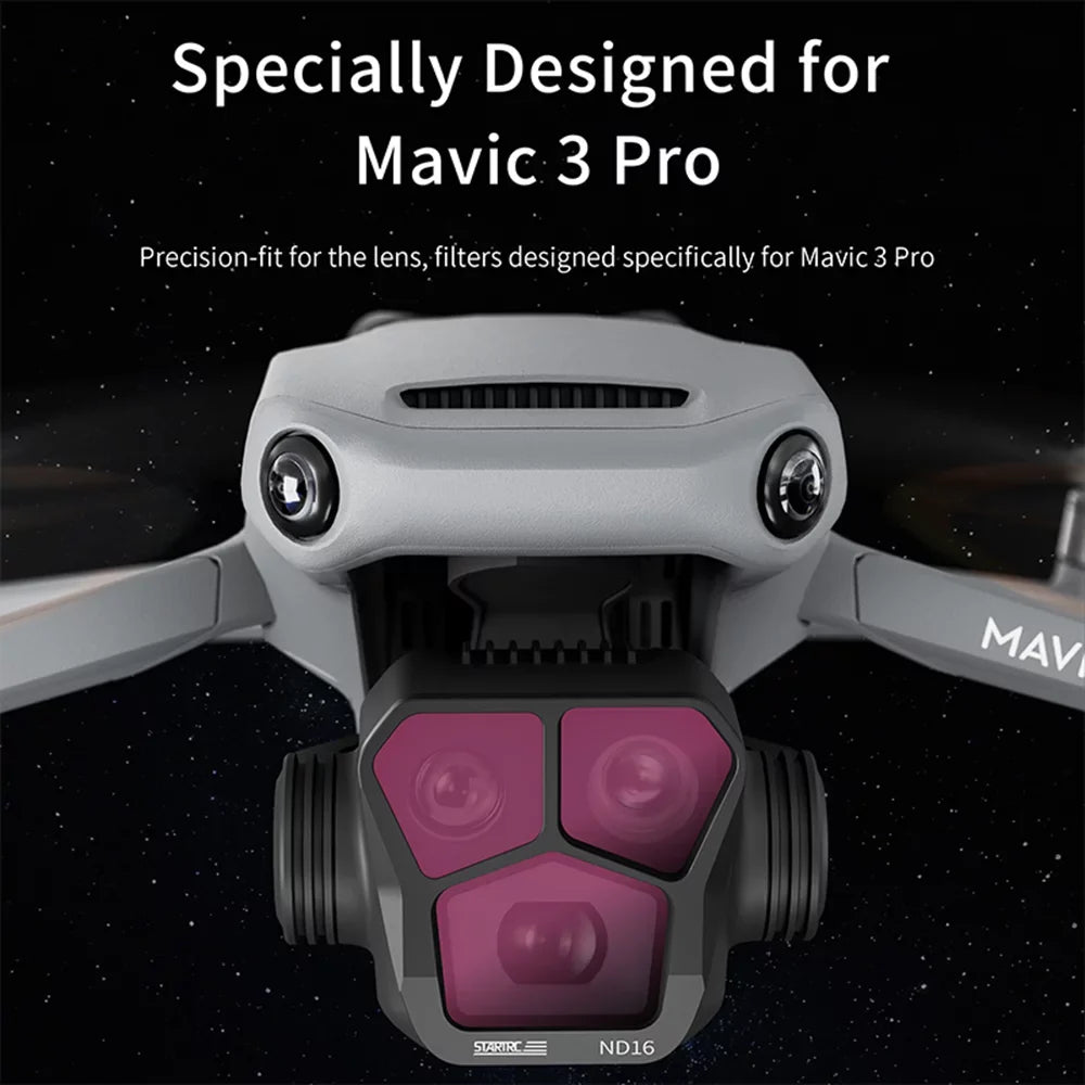 4-Pack Light ND8/16/32/64 Mavic Pro DJI Filter Lens Filter Dadypet Set - for 3