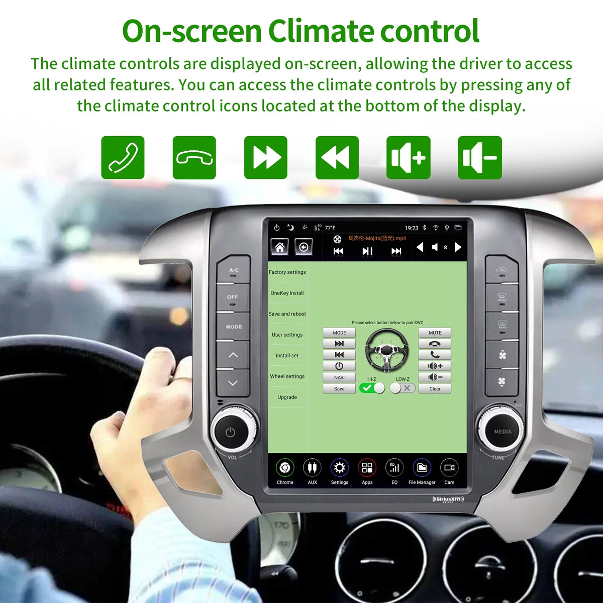 4G+64G 2014-2021 Apple SirusXm Silverado Carplay 2014-2019 Screen Navigator Linkswell Car Gen5 Replacement Auto radio GMC Raido Stereo GPS inch Android 12.1 Chevrolet for T-style Touch Truck