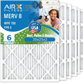 & 8 Pleated FILTERS Comparable USA MPR by 700 HVAC Made CLEAN MERV Air Premium Filter 20x25x2 AIR. Filters 20x25x2 Air FPR AC WICKED Filter Electrostatic Conditioner to 5 Pack Furnace 6 AIRX