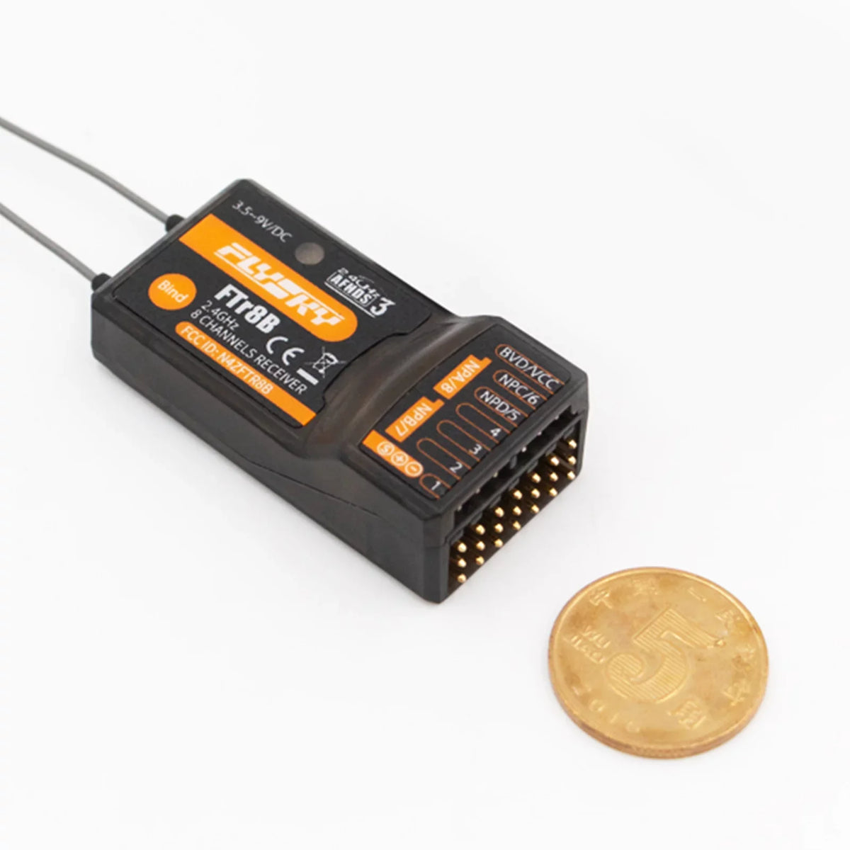 RC AFHDS3 Engineering Glider FTr8B Vehicle with NB4 for Wing Transmitters 8CH PL18 Output Compatible Airplane PWMPPMi.BUSS.BUS Fixed Helicopter 2.4GHz RF Receiver Dual Drone Modules