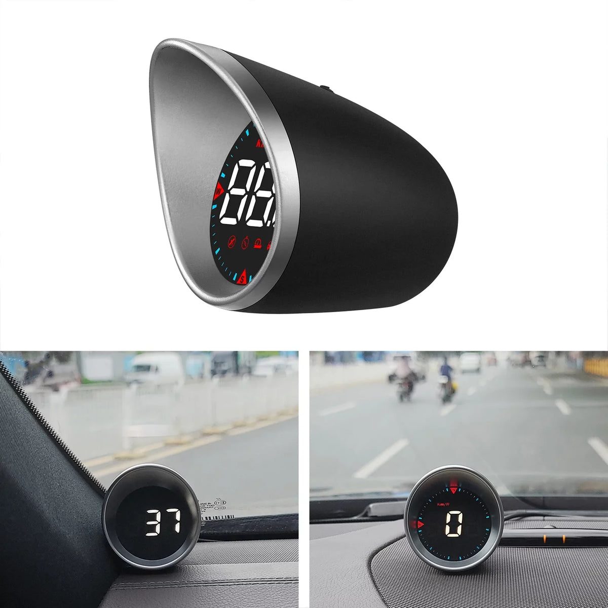 Overspeed Angle, Fatigue Compass Mileage, Driving Car Head-up Digital and Speedometer Display Car Display Aibecy Driving