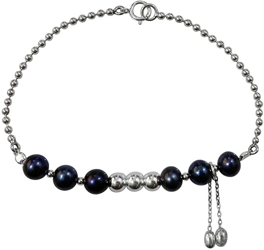 Designer Pearl Party Handmade String Bracelet Jewelry, for Women, Fashion Gemstone Bracelet 925 Silver Gift Of Sterling Bracelet, Beads