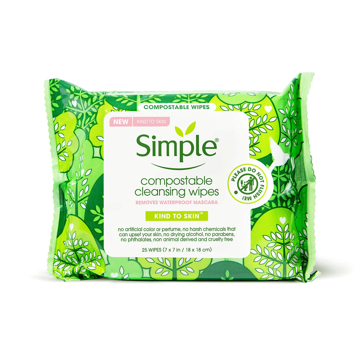 For Color, Wipes No 25 Compostable Paraben Phthalate Wipes Makeup Free, Wipes Skin Free To Facial Simple Kind Cleansing Removing Perfume Or Artificial