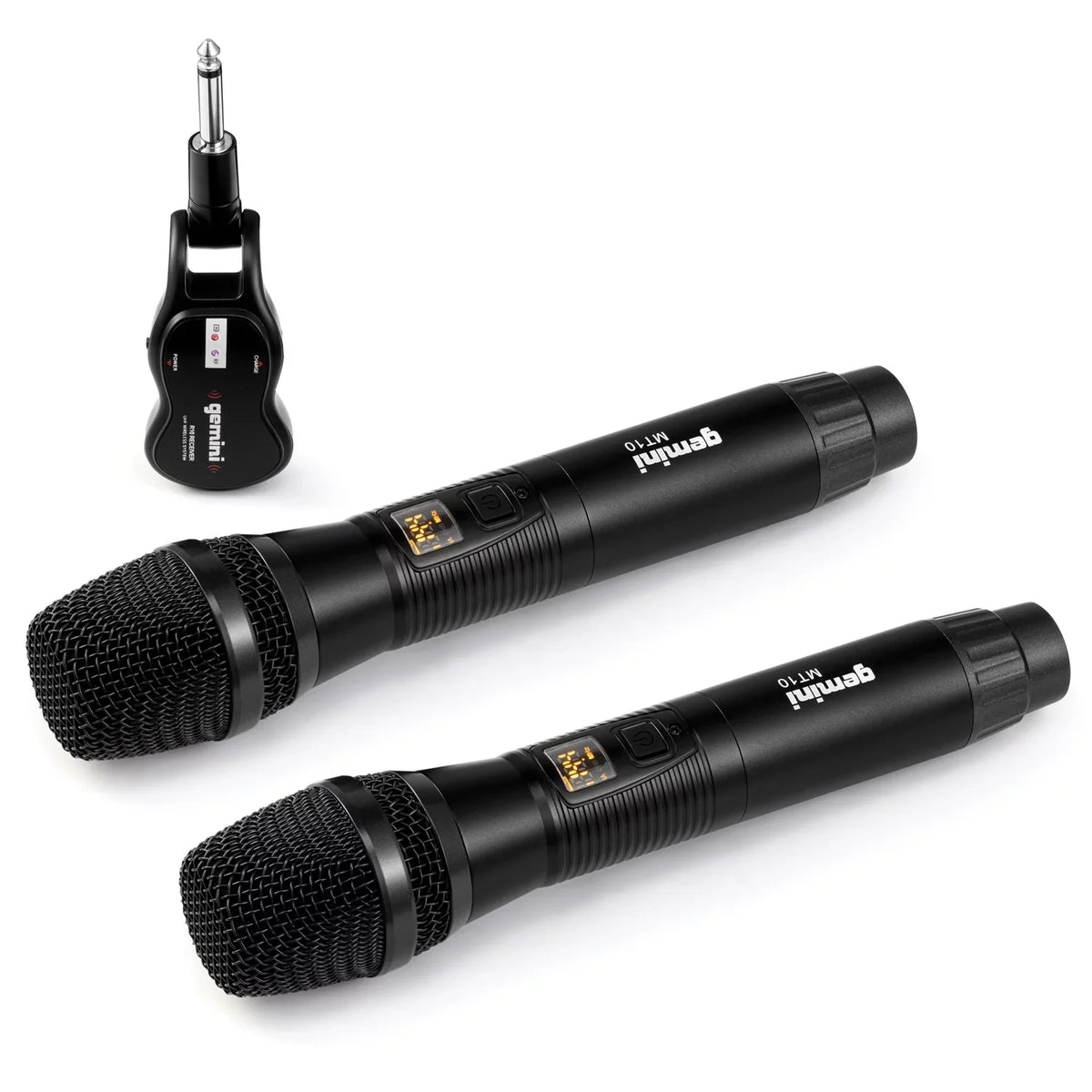 Player Dual & Wireless Built-In UHF GSP-2200 System Microphone with 843631171035 Ultra 2,200 Bluetooth Gemini Watt Media GMU-M200 Powerful Peak , Speaker