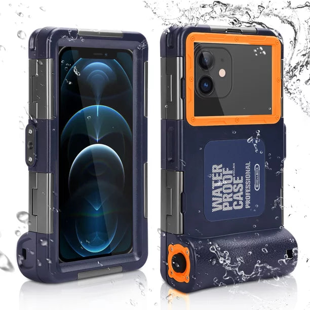 Professional Protective Up Snorkeling Lanyard Housing Surfing with Photo Diving Underwater Case for UrbanX Video Inch Phones to And Astro Waterproof 6.9 all Maxwest [15m/50ft] LCD Swimming 5s