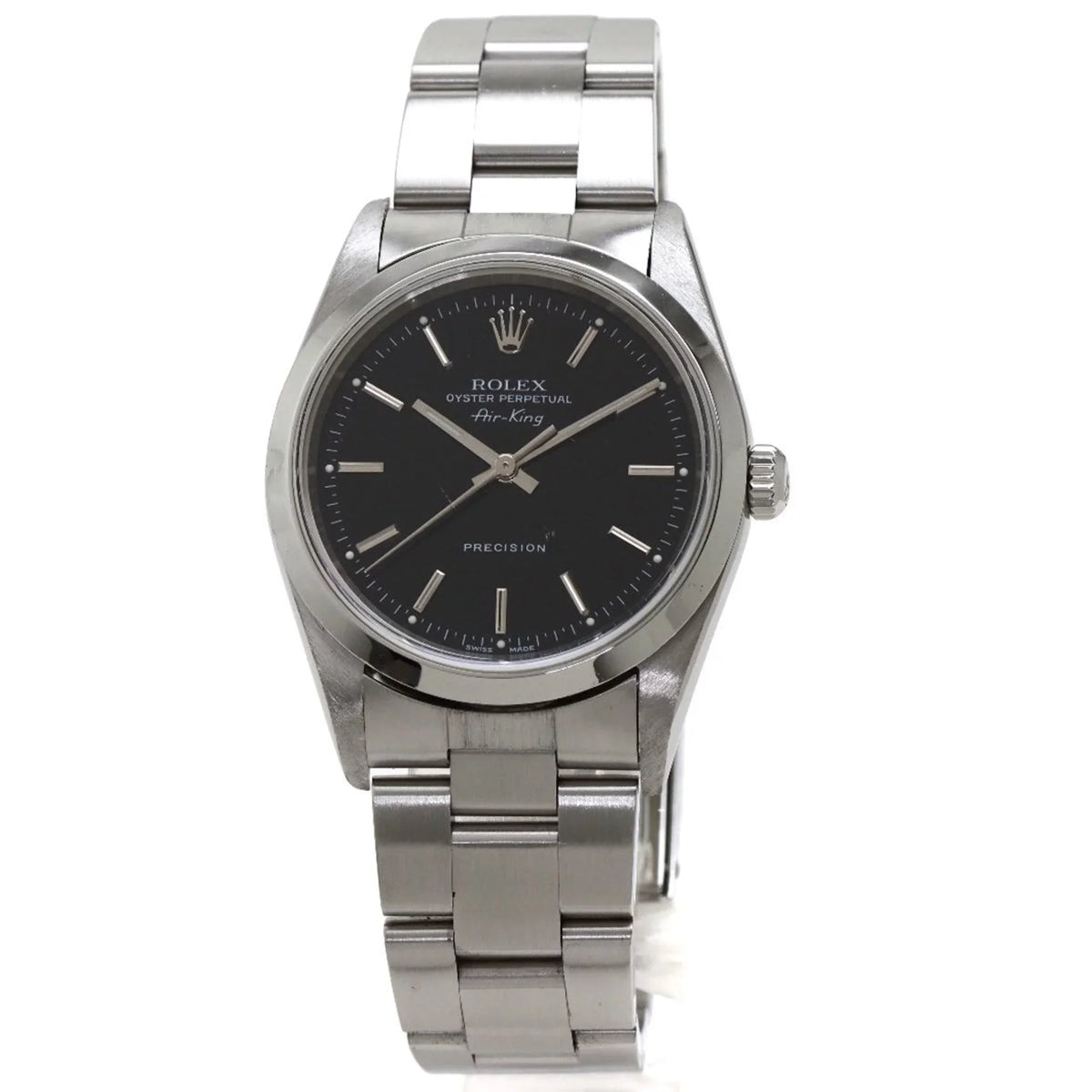 Steel ROLEX Pre-Owned Rolex (Good) Air Watch King Men's 14000M Stainless SS
