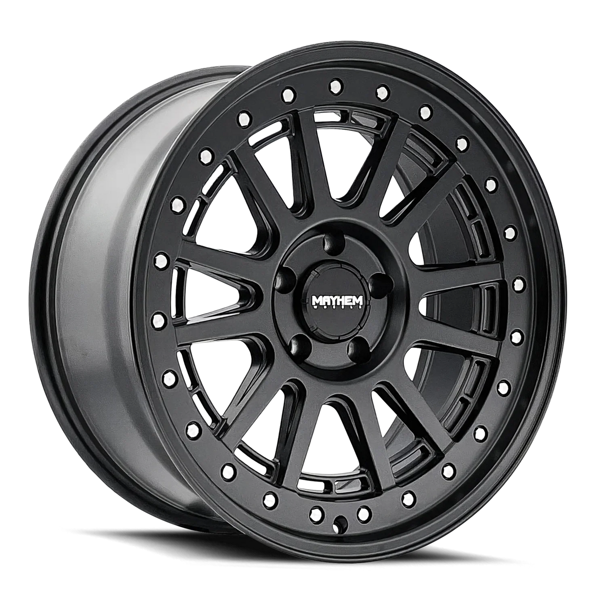 Compass 20x9 Matte Mayhem (0mm) 6x5.5 8305 Black Wheel