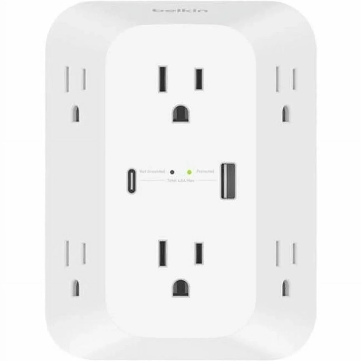 (wall output - connectors: protector 8 - - Belkin AC mountable) Surge
