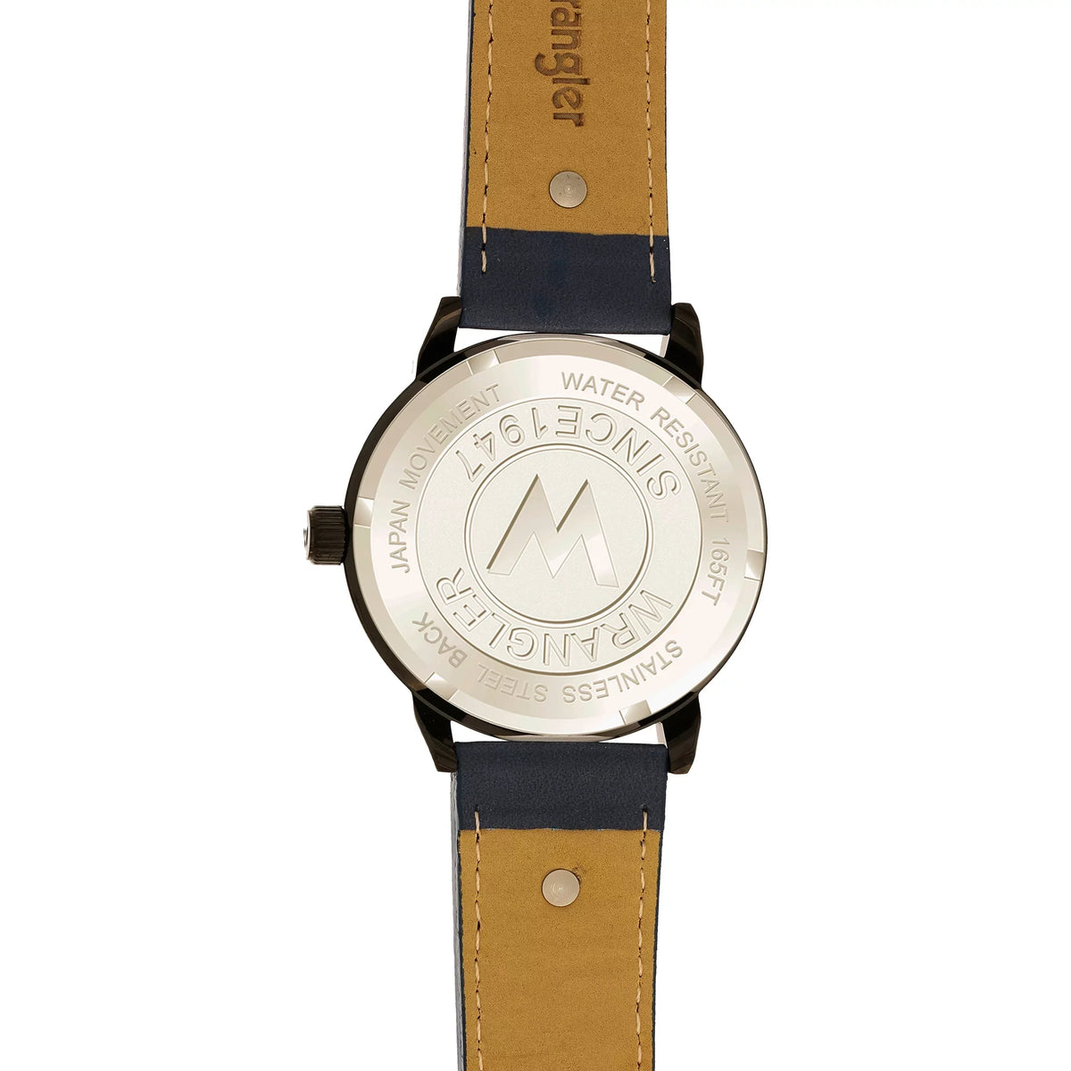 Strap 48.5mm Dial, Black Blue Watch Wrangler