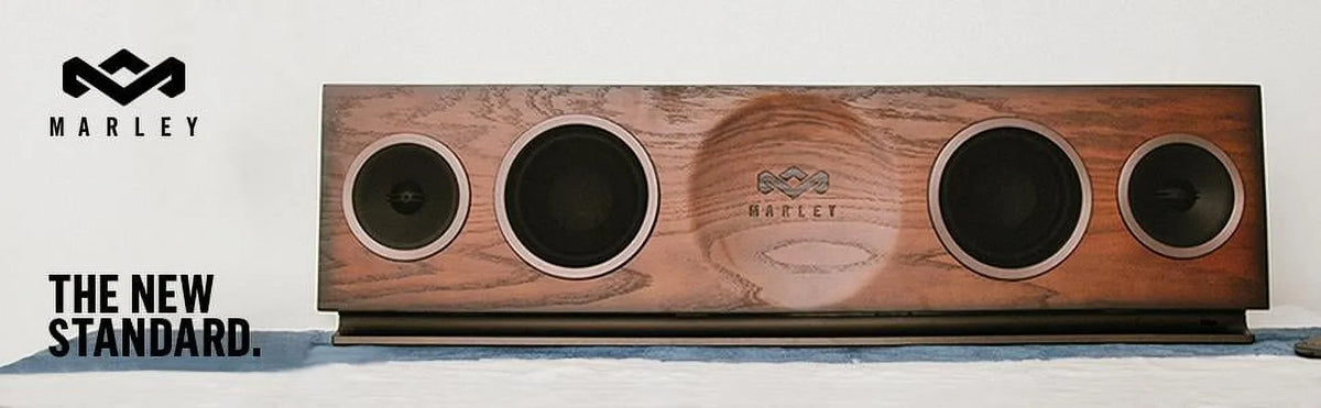 Home House High-Definition Certified Solid 220 Hi-Fi Watt Woofers, Stereo Premium 2 1 System, Regal High-Output Foundation Tweeters, 3.5 FSC Oak Baffle, Power, x EM-DA002-RG Audio One Marley, of